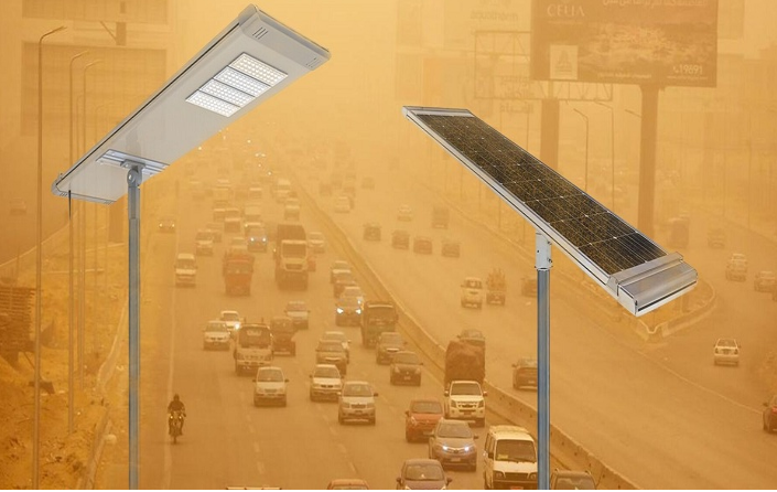 60W all-in-one solar LED street lights