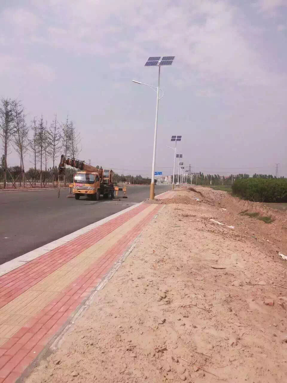 Solar Street lights projects in Xi Ning 